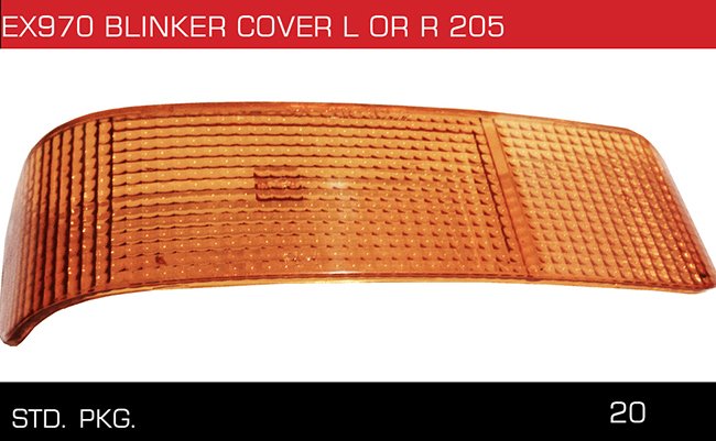 EX970 BLINKER COVER LOR R 205 EX970 BLINKER COVER LOR R 205